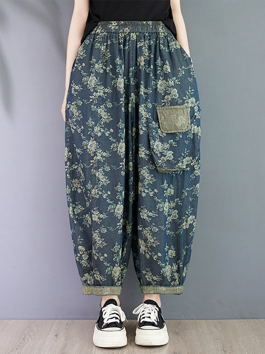Summer Spliced Harem Pants Oo1023