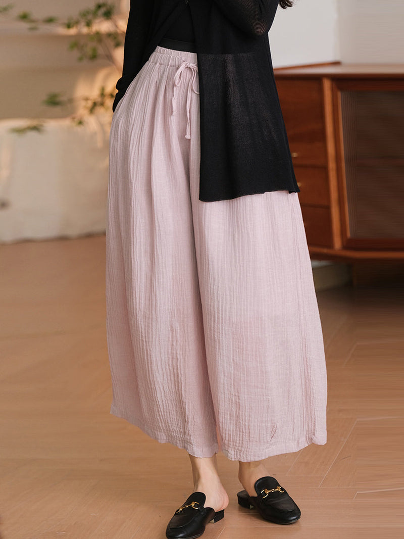 Summer Linen Harem Pants Sc1034