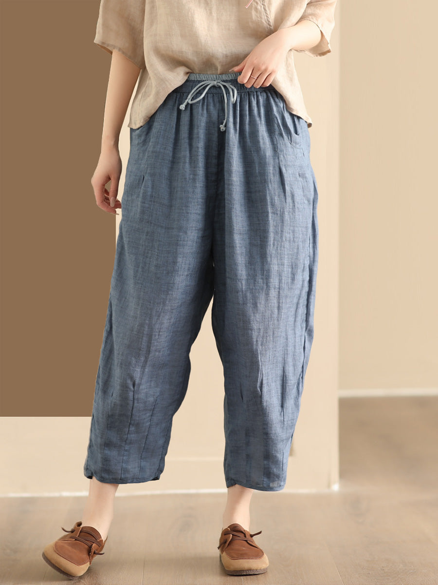 Summer Ramie Harem Pants Cx024