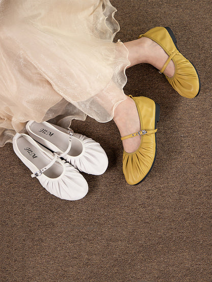 Summer Soft Leather Shoes As1056