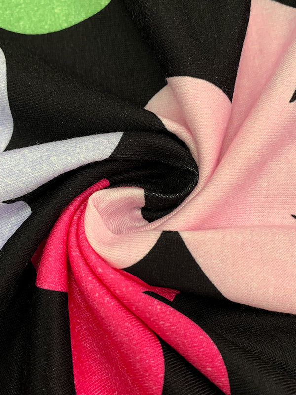 Long Sleeves Asymmetric Round-neck Maxi Dresses