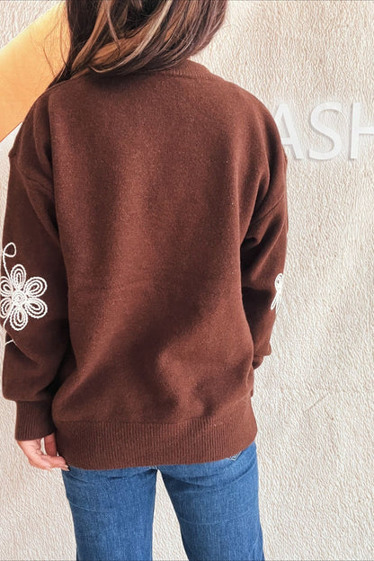 Colorblock Knit Pullover Sweater