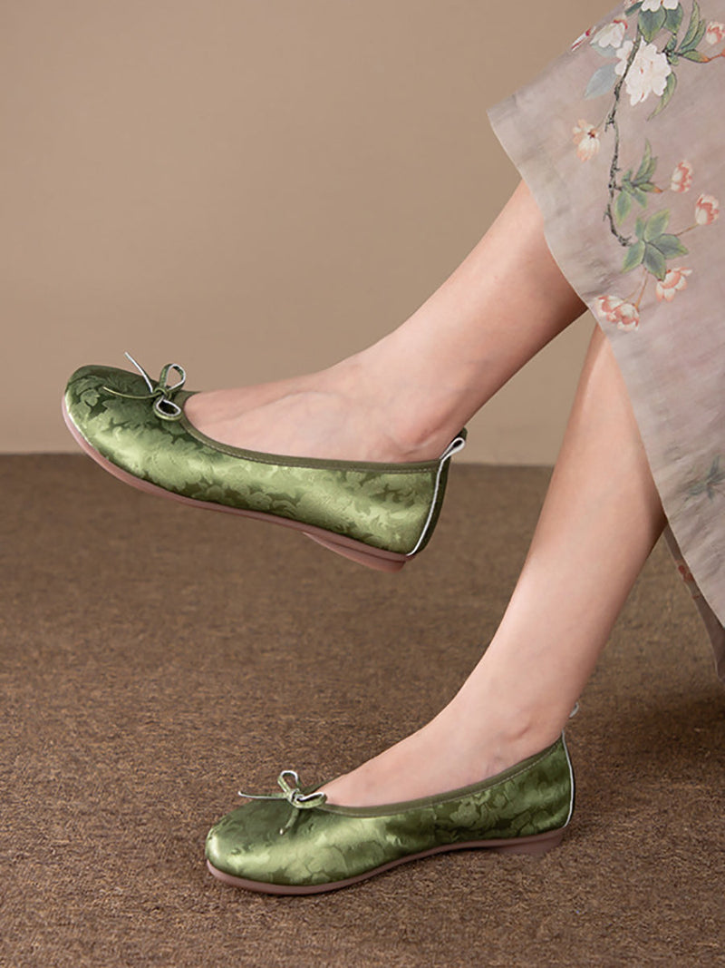 Summer Leather Flower Knurling Flat Shoes Ty1029