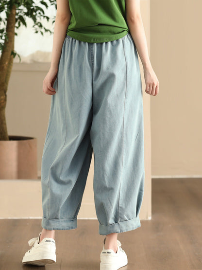 Summer Denim Loose Harem Pants Fd003