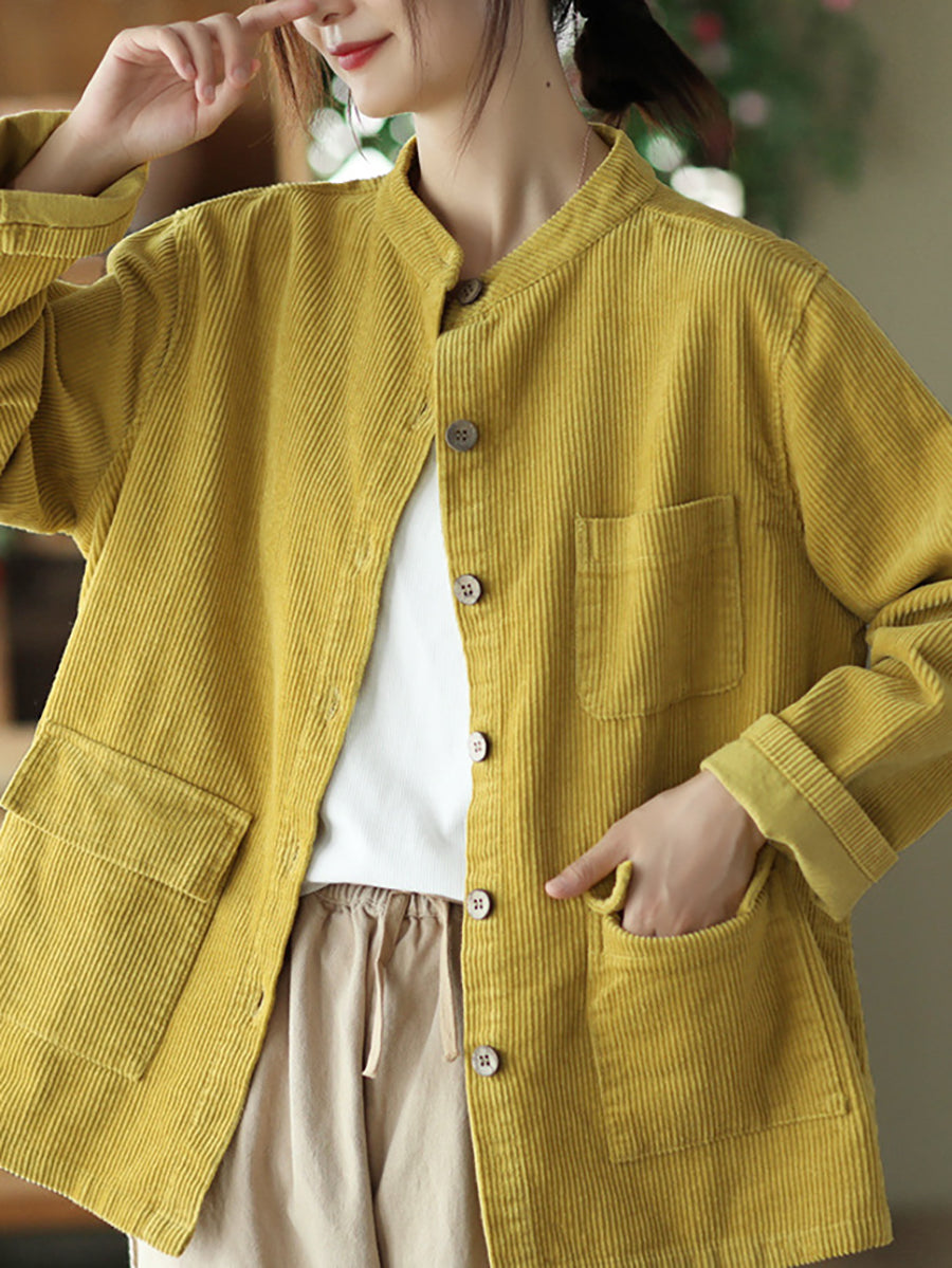 Cotton Corduroy Coat Av1045