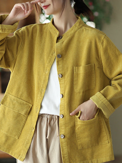 Cotton Corduroy Coat Av1045