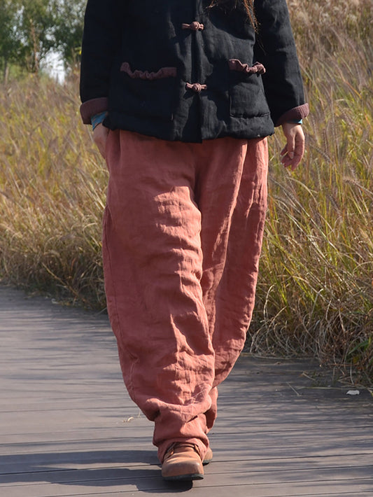 Winter Thicken Harem Pants Qu017