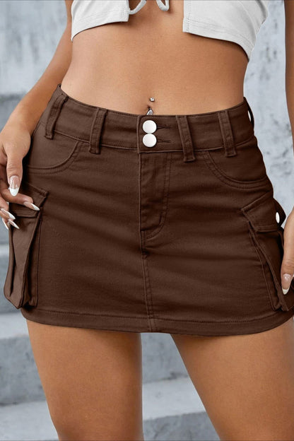 Cargo Street Bodycon Skirt