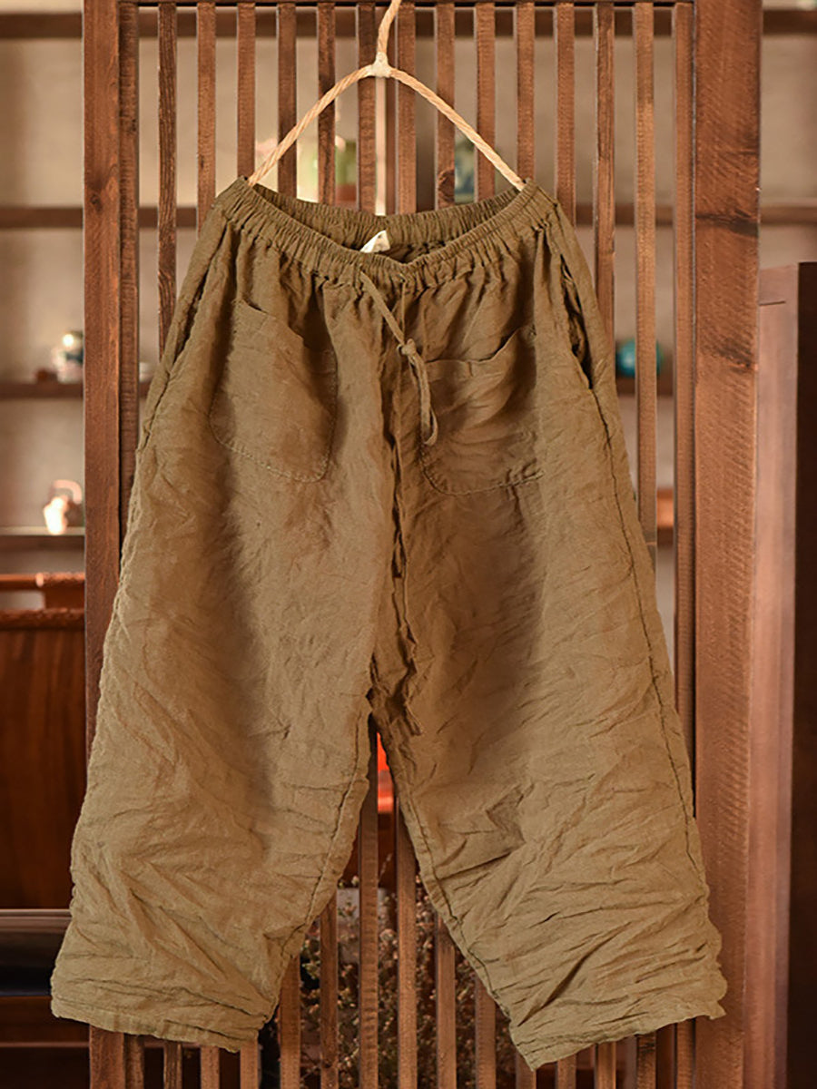 Summer Ramie Harem Pants Bn1008