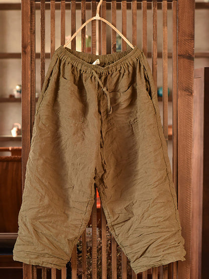 Summer Ramie Harem Pants Bn1008