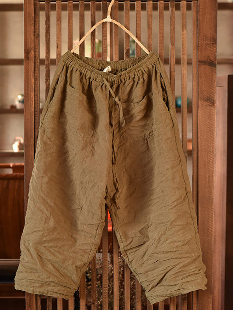 Summer Linen Harem Pants Oo1054