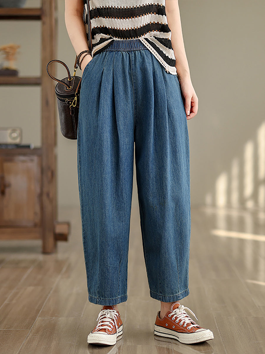Summer Denim Loose Harem Pants Op1007