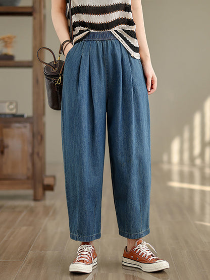 Summer Denim Loose Harem Pants Op1007