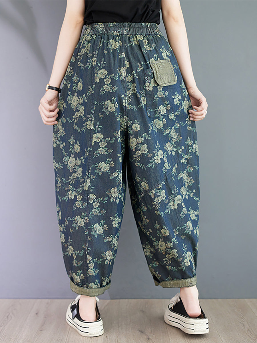 Summer Spliced Harem Pants Oo1023