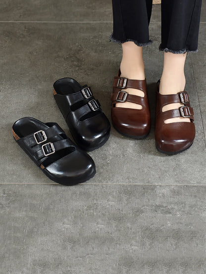 Summer Leather Flat Birkenstock Slippers Ui1024