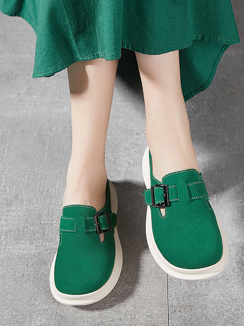 Summer Suded Leather Slippers As1015