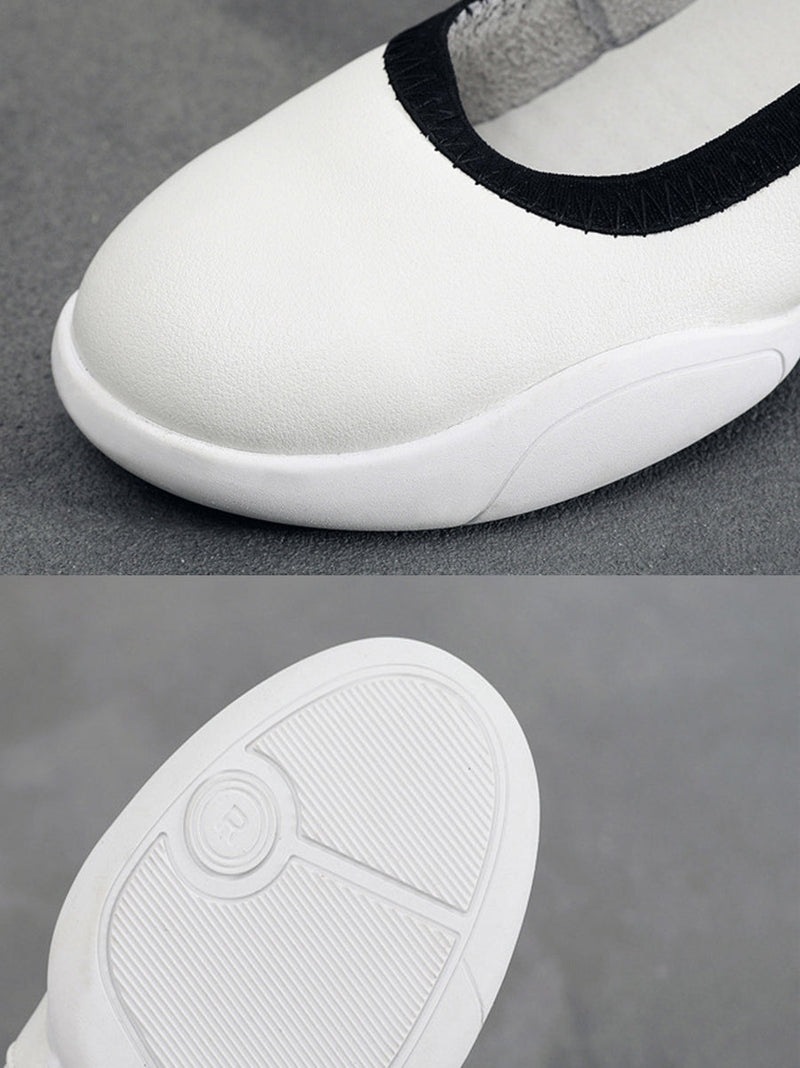 Summer Leather Low-heel Shoes Ui1017