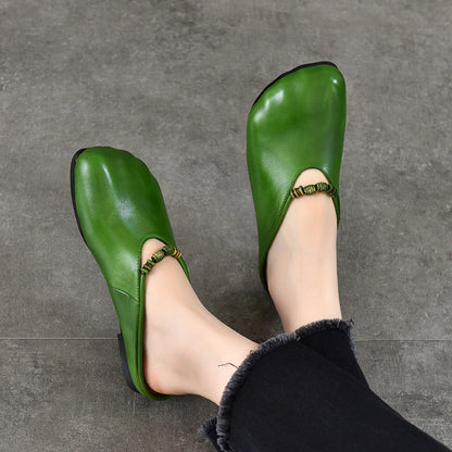 Summer Leather Soft Sandals