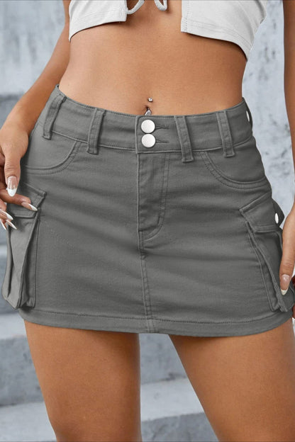 Cargo Street Bodycon Skirt
