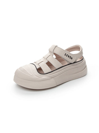 Summer Leather Platform Sandals Ui1019