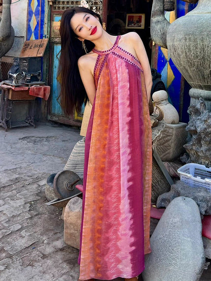 Tie-dye Maxi Dress for