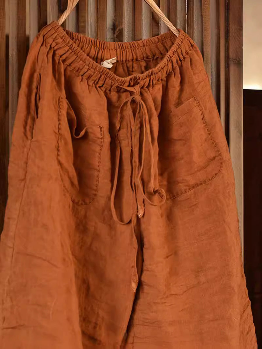 Summer Linen Harem Pants Oo1054