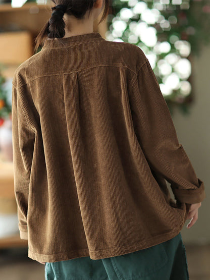 Cotton Corduroy Coat Av1045