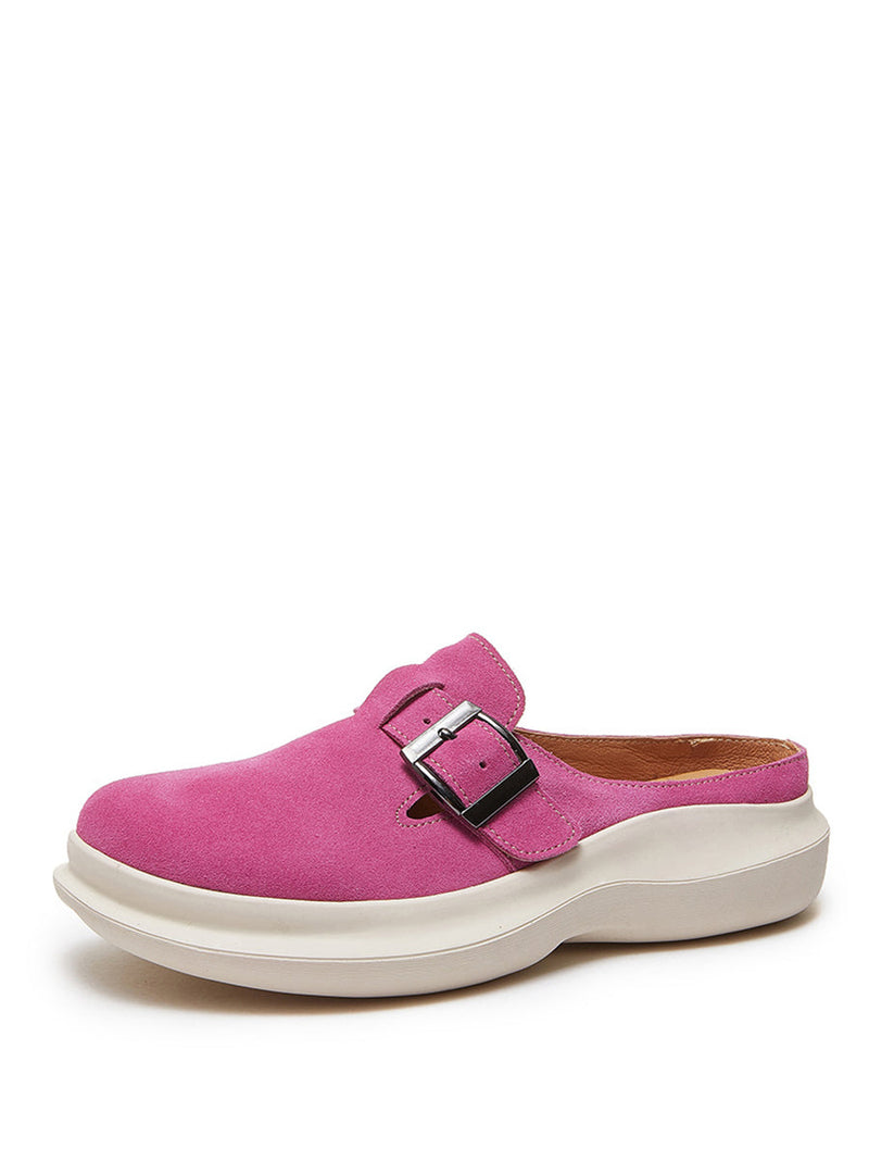 Summer Suded Leather Slippers As1015