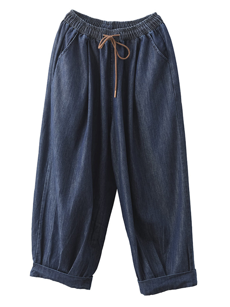 Summer Denim Loose Harem Pants Fd003