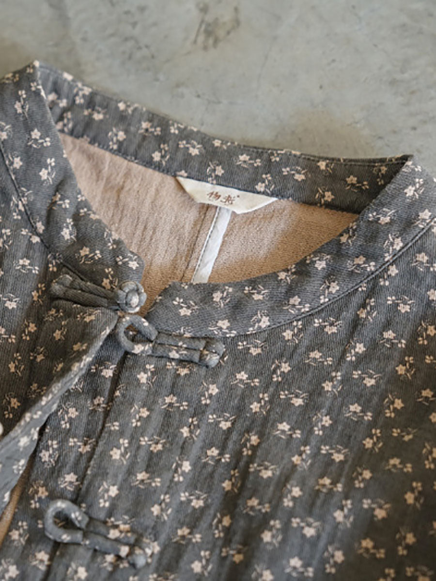 Autumn Button-up Cotton Coat As1036