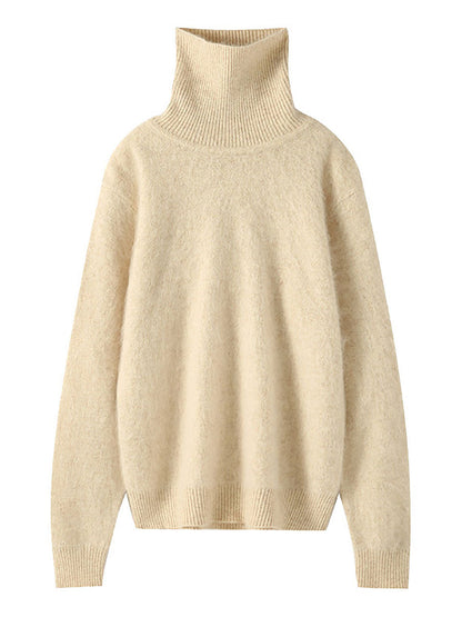 Autumn Turtleneck 100%wool Soft Sweater Ba1060