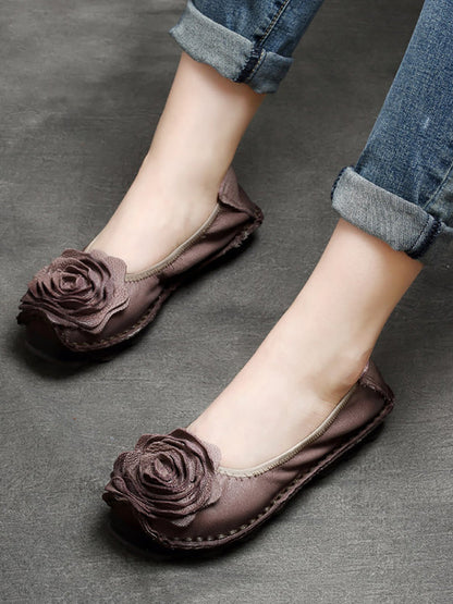 Summer Flower Leather Shoes Pp1033