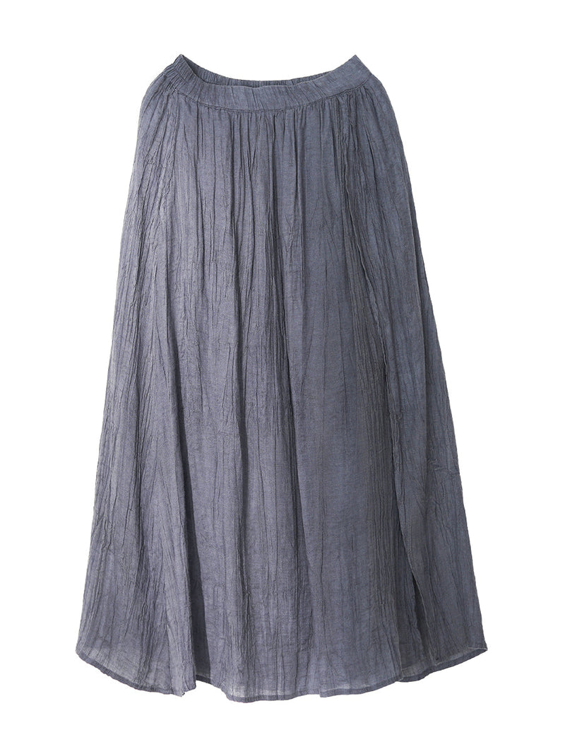 Ramie Loose Skirt Kl1030