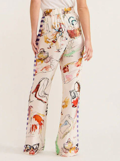 Printed Shirt and Pants Sets