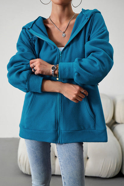 Loose Sweater Cardigan Hooded Jacket