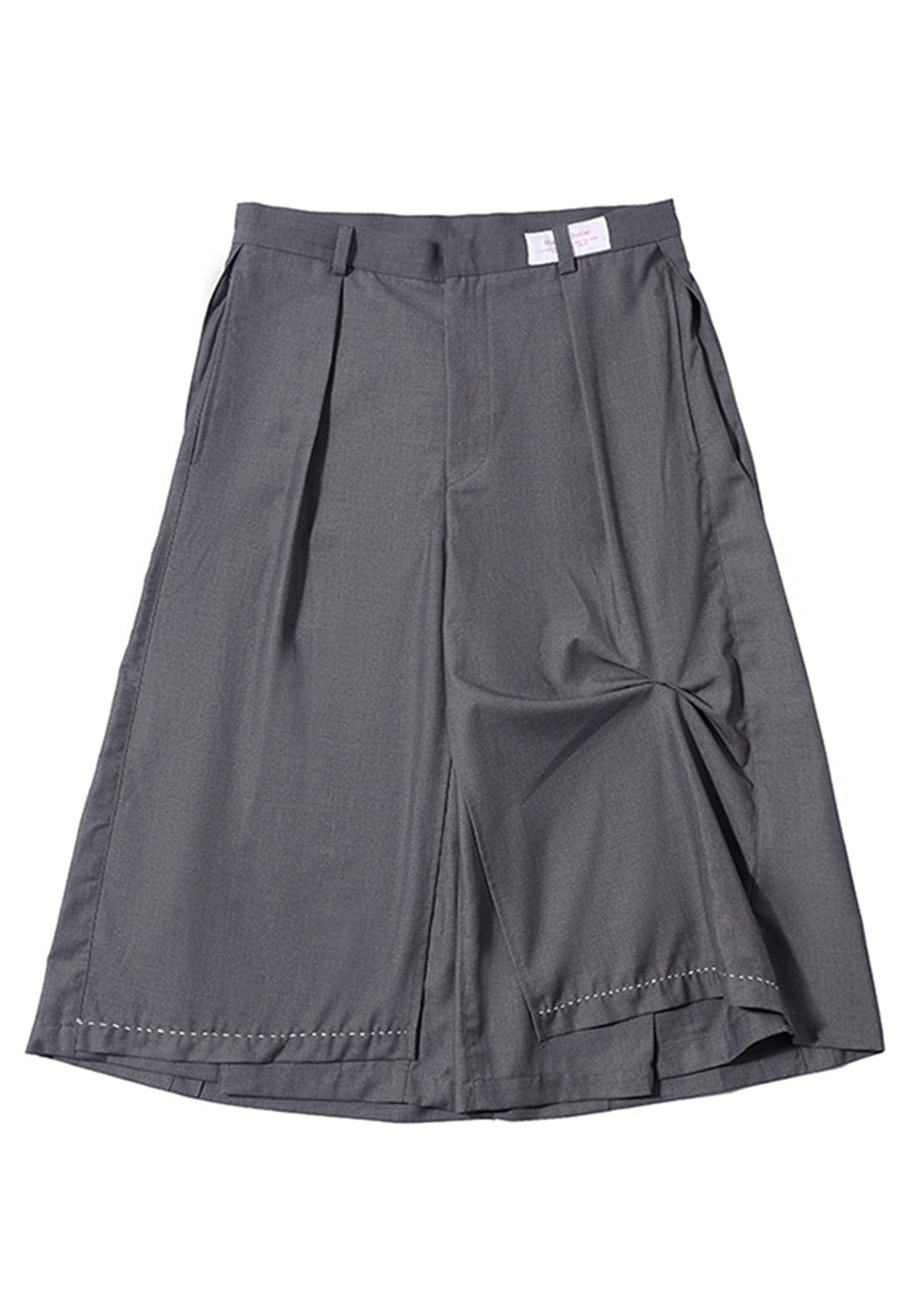 Wide-cut Contrast Shorts