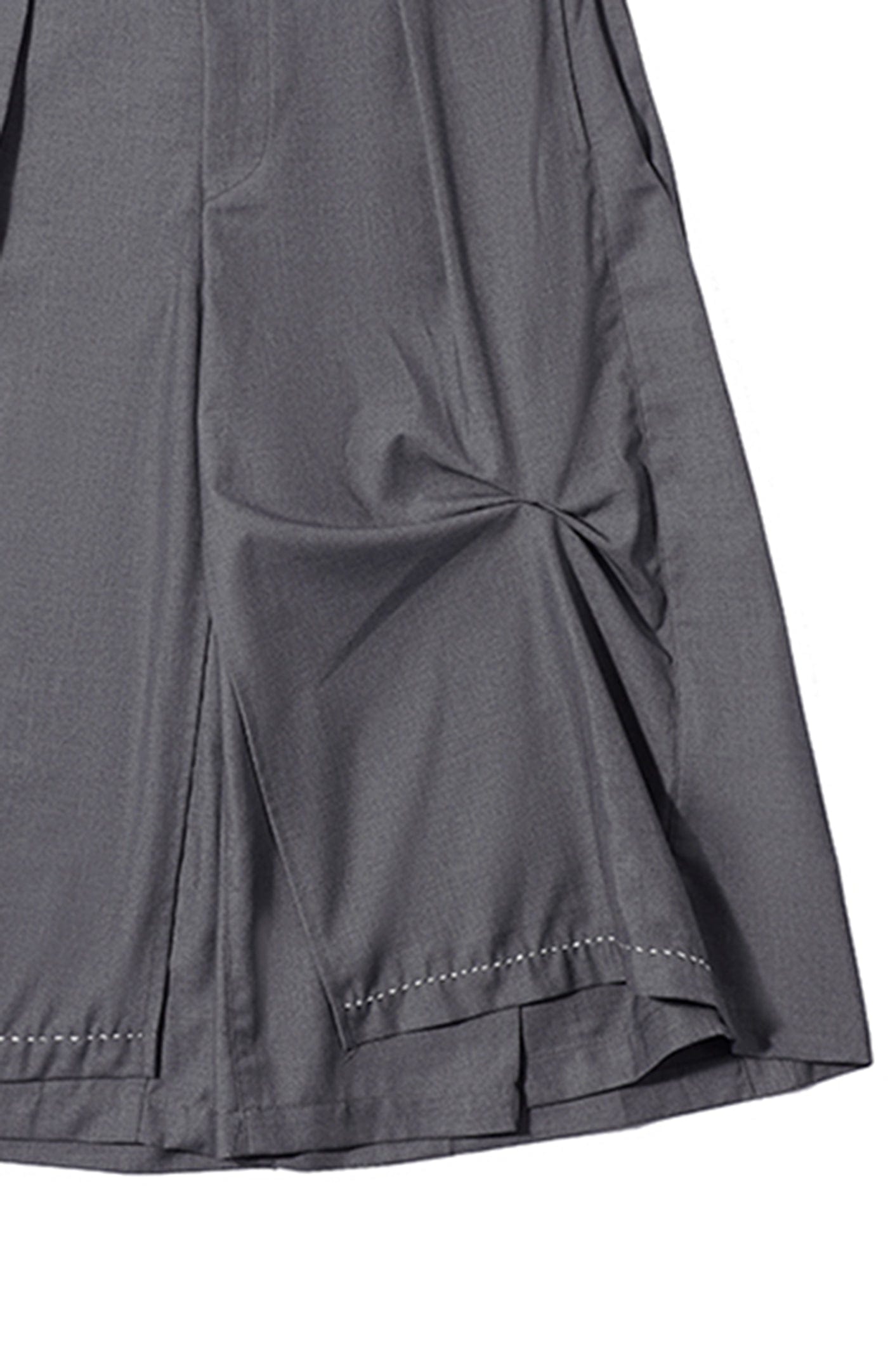 Wide-cut Contrast Shorts