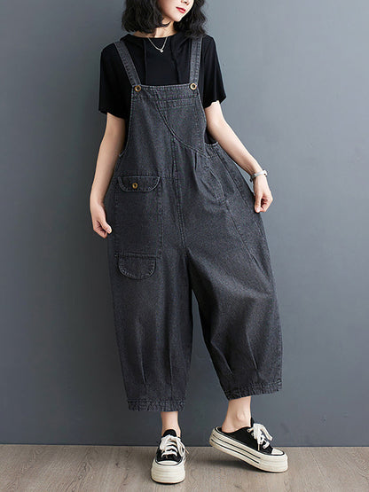 Summer Loose Denim Jumpsuits Xx1050