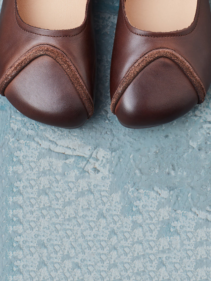 Summer Leather Spliced Soft Shoes Zz1038