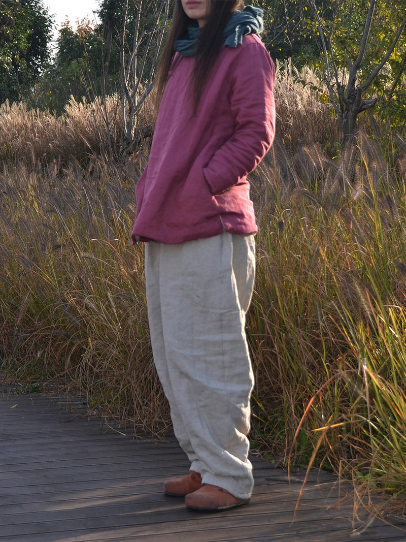 Winter Thicken Harem Pants Qu017