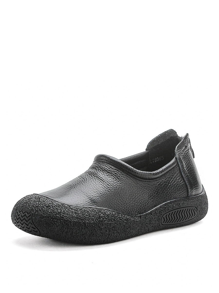 Autumn Soft Leather Flat Shoes As1007