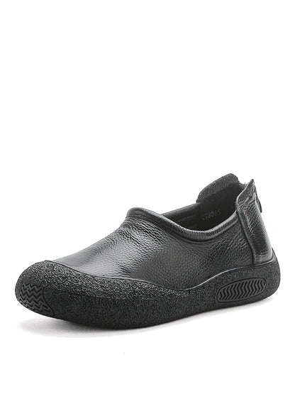 Autumn Soft Leather Flat Shoes As1007