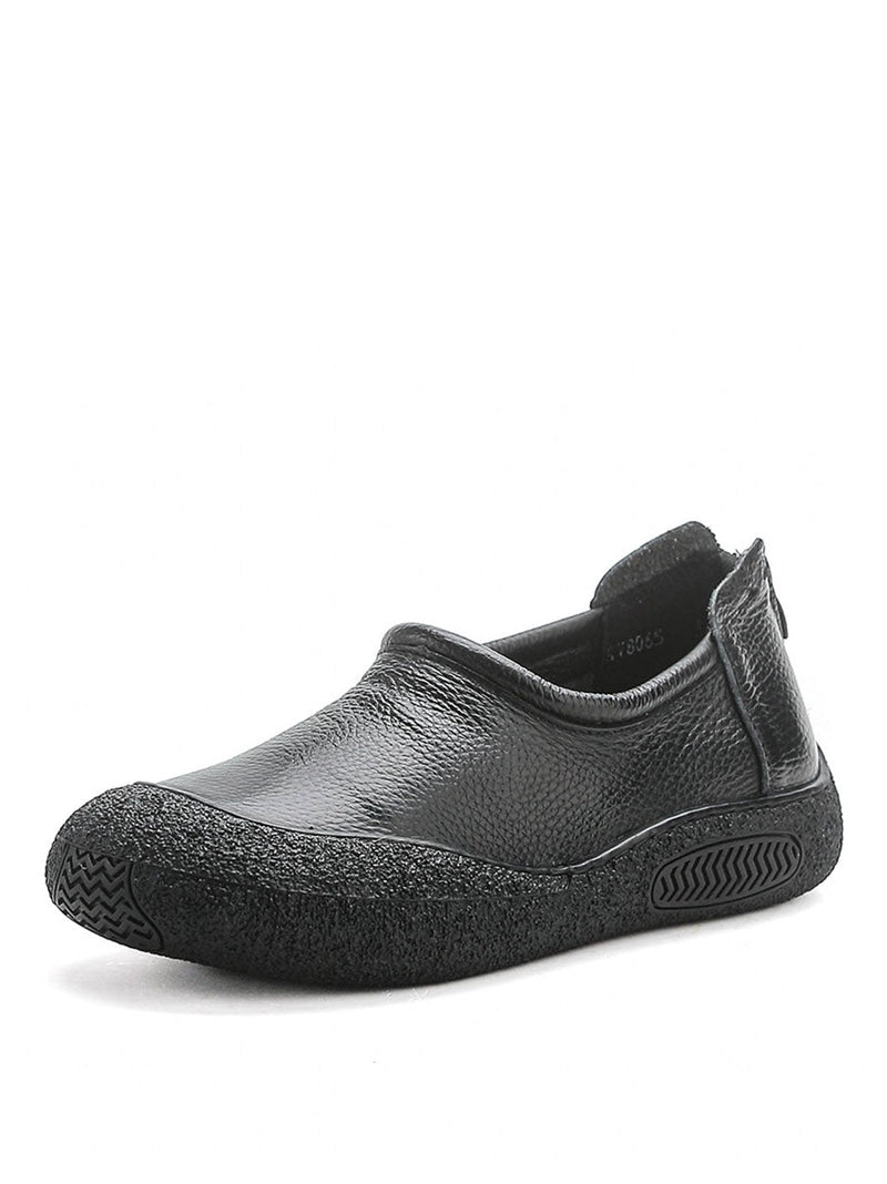 Autumn Soft Leather Flat Shoes As1007