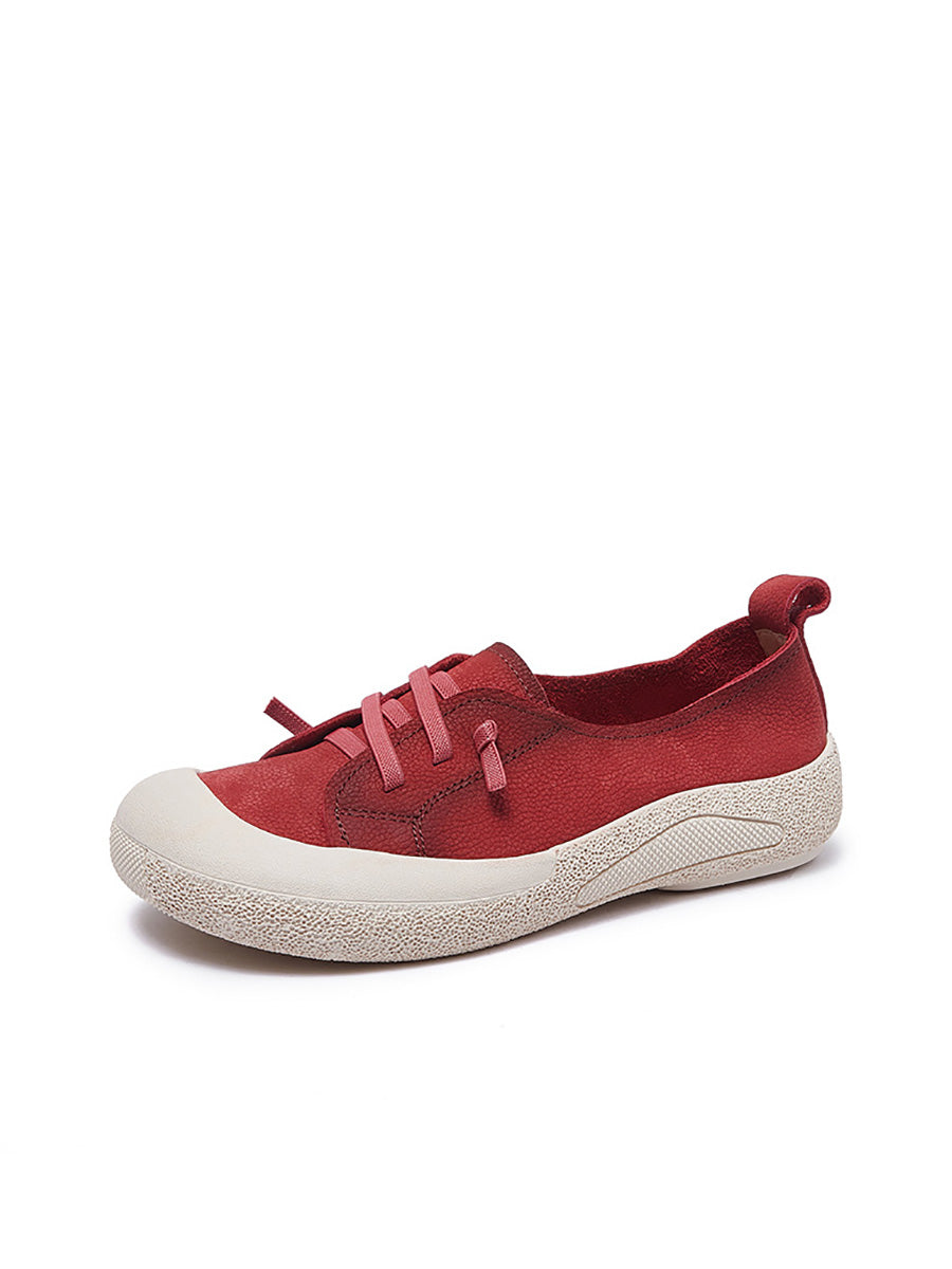 Genuine Leather Flat Summer Shoes