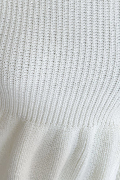 Loose Fit Knit Sweater Dress