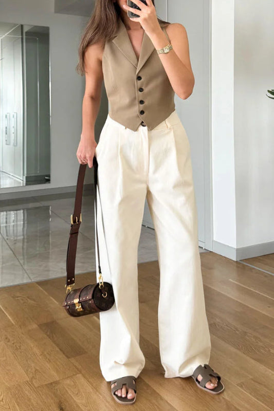 Lasel Vest \u0026 Pants Two-piece Set