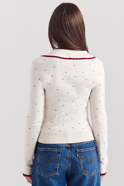 French Boucle Cardigan