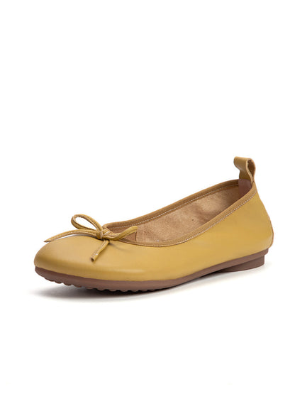 Summer Leather Bowknot Shoes Fg1002