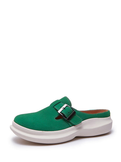Summer Suded Leather Slippers As1015