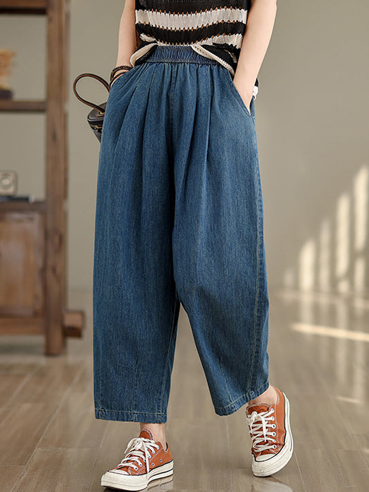 Summer Denim Loose Harem Pants Op1007